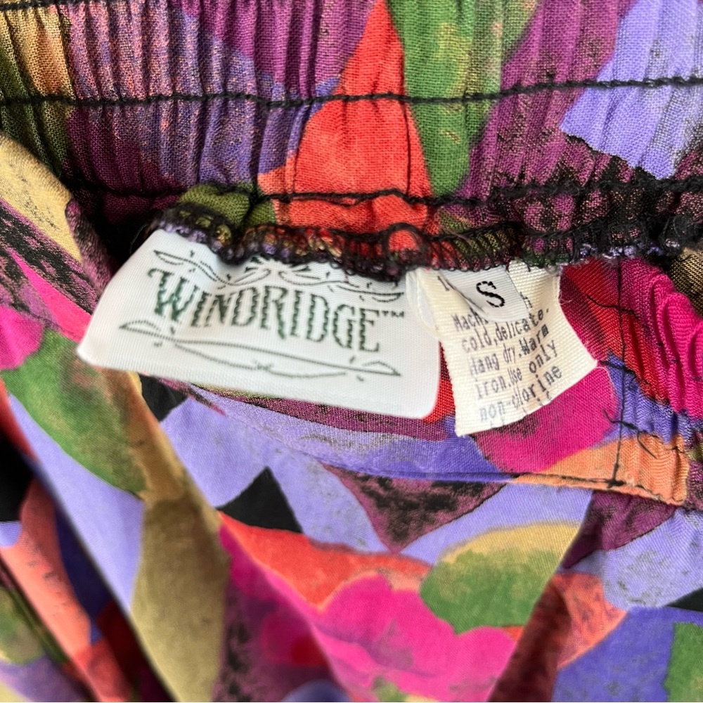 Colorful summer weight maxi skirt vintage. size: small - Picture 4 of 7